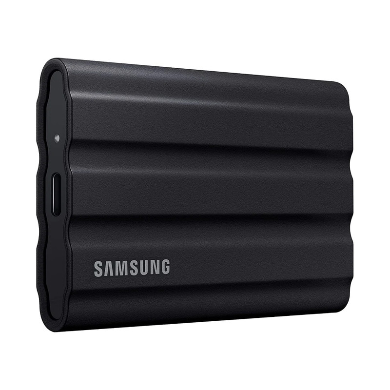 Samsung T7 Shield 2TB USB 3.2 Gen2 Portable SSD - Black - مساحة تخزين